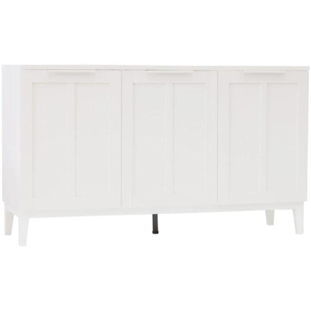 Stanley Modern Classic Large Buffet Unit Sideboard Cupboard W/ 3-Doors - White