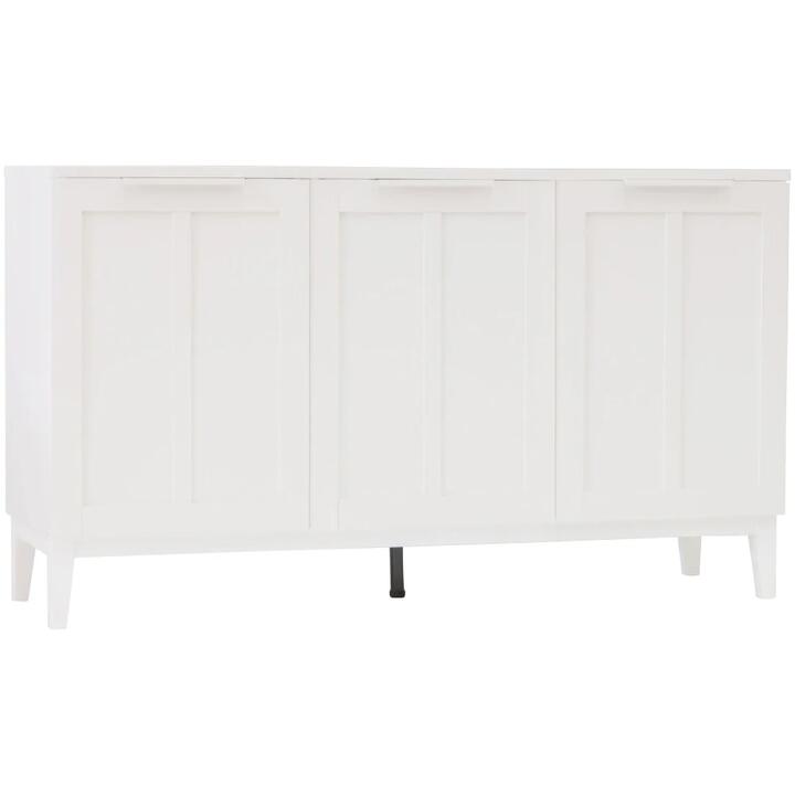 Stanley Modern Classic Large Buffet Unit Sideboard Cupboard W/ 3-Doors - White