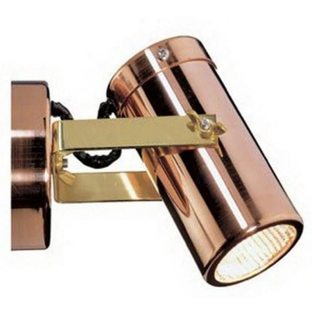 Spot Light Single Adjustable 12V MR16 Copper IP54 Brass Bracket Anti-Glare