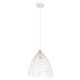 SPIAGGIA Pendant Lamp Light Interior ES White Wire Cone with Wavy Edge OD330mm