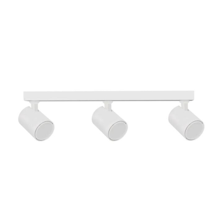 Spot Light 3 Adjustable GU10 White IP20 Rectangular Bar L450mm x W75mm x H25mm