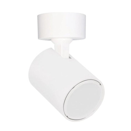 Spot Light Single Adjustable GU10 White IP20 Round Base OD60mm