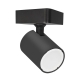Spot Light GU10 1 LIGHT/ADJ Square Base Black IP20