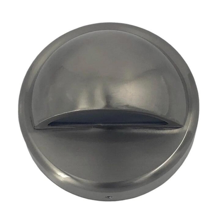 Step Wall Light Surface Mounted 12V 3W Round Stainless Steel 316 3000K IP44 Eyelid OD98mm 240LM