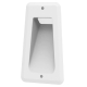 Step Wall Light Recessed 7W Trapezium Black 3000K IP54 Anti-Glare W106mm 190Lm