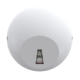 Step Wall Light Surface Mounted 3.5W Round White 3000K IP65 14D Beam OD120mm 45LM