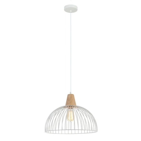 STRAND Pendant Lamp Light Interior ES White Small Wire Dome OD400mm