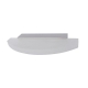 SYDNEY Wall Light Interior Surface Mounted 6W Curved Satin Nickel 3000K with Frosted Diffuser 460LM