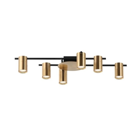 TACHE Spot Light GU10 X 6 Interior Ceiling Brass OD720mm H120mm Adjustable