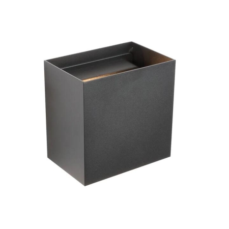 TOCA Wall Light Surface Mounted 20W Square Black 3000K IP65 with Adjustable Lens Covers 940LM