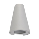 TORQUE Wall Light Surface Mounted ES Cone White IP44