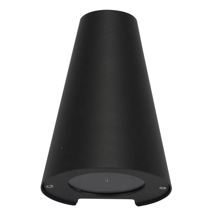 TORQUE Wall Light Surface Mounted ES Cone Matte Black IP44