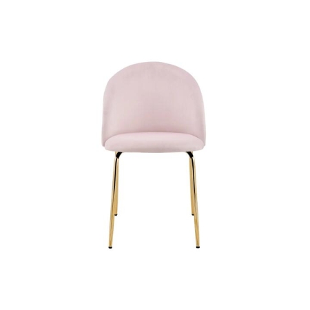 Subiaco Set of 2 Velvet Kitchen Dining Chairs - Blush - Blush