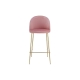 Set of 2 Molly Kitchen Counter Bar Stools - Blush - Blush