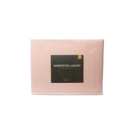 Sheraton Luxury Maison Linen Cotton Quilt Cover Set - King