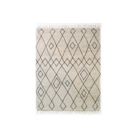 Shangri- La Hand Woven Table Tufted Cotton Rug - 160cm x 230cm