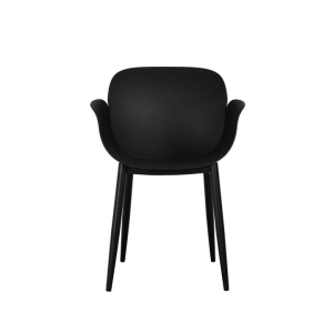 Set of 2 Olive Kitchen Dining Chairs - Black - Black