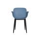 Set of 2 Olive Kitchen Dining Chairs - Blue - Blue