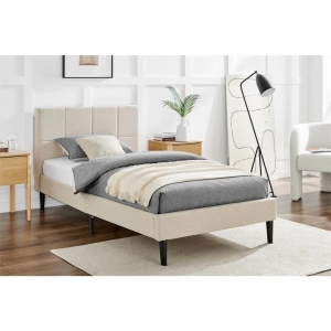 Theodore Bed Frame - Beige