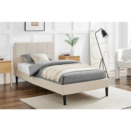 Theodore Bed Frame - Beige