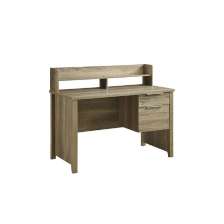 Study Desk with 2 Drawers Natural Wood like MDF Office Desk Table