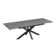 Raimon Furniture Simeon Rectangular Extension Kitchen Dining Table 160-240cm Bulgarian Grey Ceramic