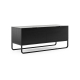 Slim Entertainment Unit Metallic black Small
