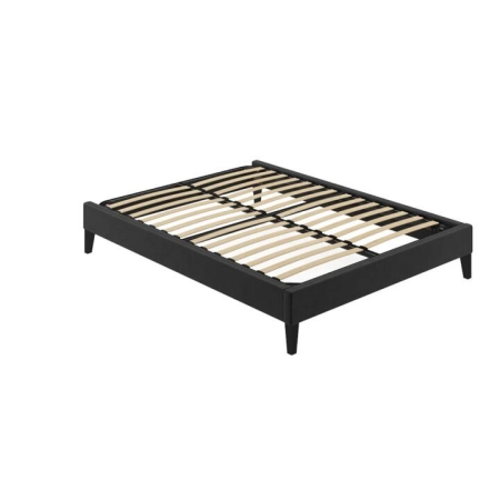 Slimline Bed Frame Ebony Black - King