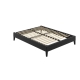 Slimline Bed Frame Ebony Black - King