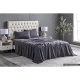 Sydney Stonewash Cotton Bed Sheet Set Castlerock Charcoal - Single