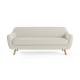 Tate 3 Seater Sofa Light Cream