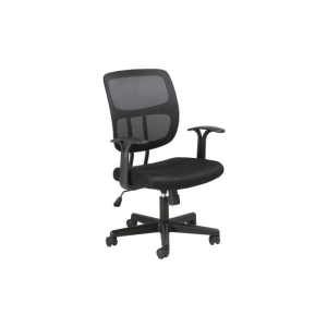 Seto Adjustable Mid Back Mesh Office Computer Chair Black
