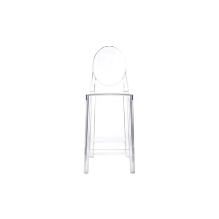 Set of 2 Philippe Starck Replica Victoria Ghost Kitchen Counter Bar Stool 65cm Clear - Clear