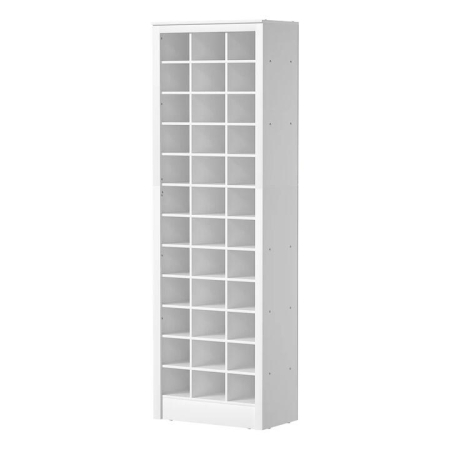 Shoe Rack 12-tier 36 Pairs Storage White