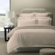 Royal Comfort 1200 Thread count Damask Stripe Cotton Blend Quilt Cover Sets Queen Silver