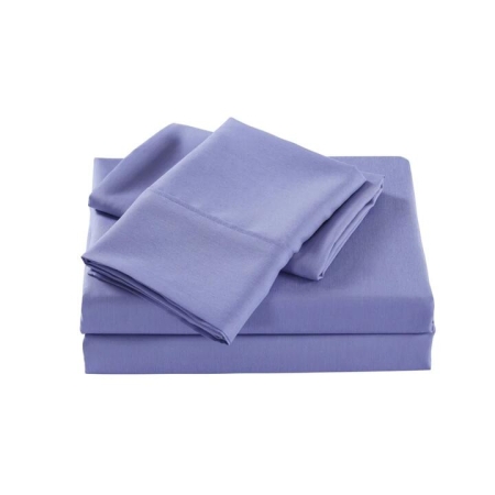 Royal Comfort Bamboo Cooling 2000TC Sheet Set - Queen-Mid Blue