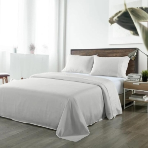 Royal Comfort Blended Bamboo Sheet Set Light Grey - King