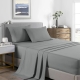 Royal Comfort Bamboo Cooling 2000TC Sheet Set King - Mid Grey