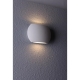 REMO Wall Light Surface Mounted Up/Down 6.8W Curved Sand IP54 Opal Diffuser 500LM