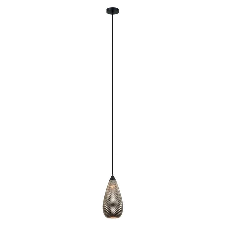 RICTUS Pendant Lamp Light Interior ES Chrome (Glass) Tear Drop with Segments OD180mm