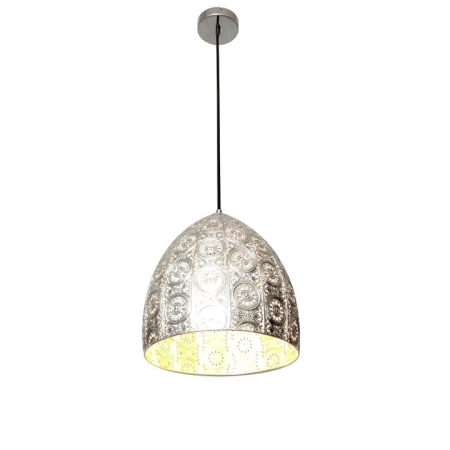 SARI Pendant Lamp Light Interior ES 60W Ellipse Chrome Steel OD310 X L320m
