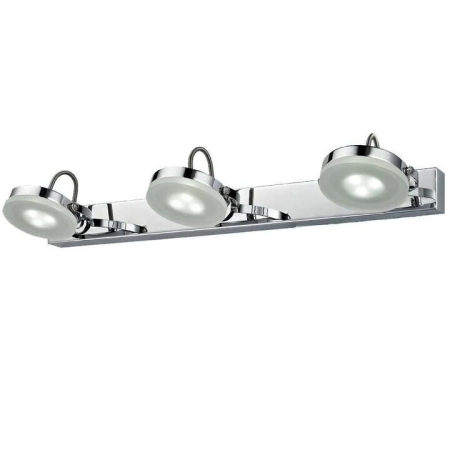 SEATTLE Wall Light Interior Surface Mounted Adjustable 3 X 3W Chrome 3 Light Bar 3000K 582LM
