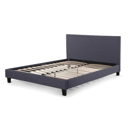 Ravello Collection Bed Frame King Size - Charcoal Grey - King / Charcoal