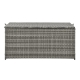 Safra Outdoor Storage Garden Woven Box Small - Dark Grey - Dark Grey / Small