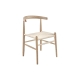 Set of 2 Malibu Kitchen Dining Chairs - Oak/Natural - Solid Oak