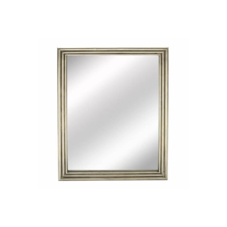 Rectangular Metal Wall Mirror - Gold