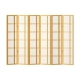 Room Divider Screen Privacy Wood Dividers Stand 6 Panel Nova Natural