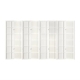 Room Divider Screen Privacy Wood Dividers Stand 8 Panel Nova White
