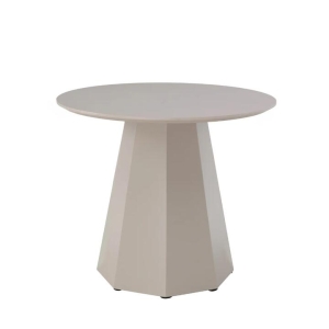 Raimon Furniture Sefina Modern Round Wooden Kitchen Dining Table 90cm Putty