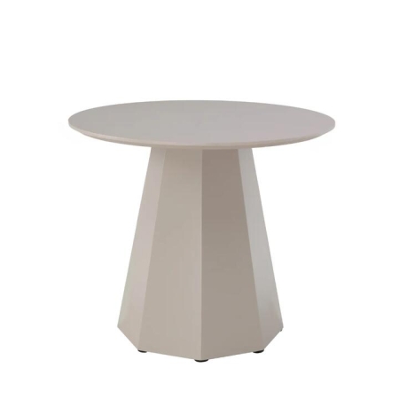 Raimon Furniture Sefina Modern Round Wooden Kitchen Dining Table 90cm Putty